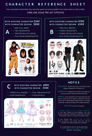 Reference sheet Reference sheet